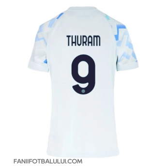 Inter Milan Marcus Thuram #9 Tricou Fotbal Replică 2025-26 Femei Deplasare